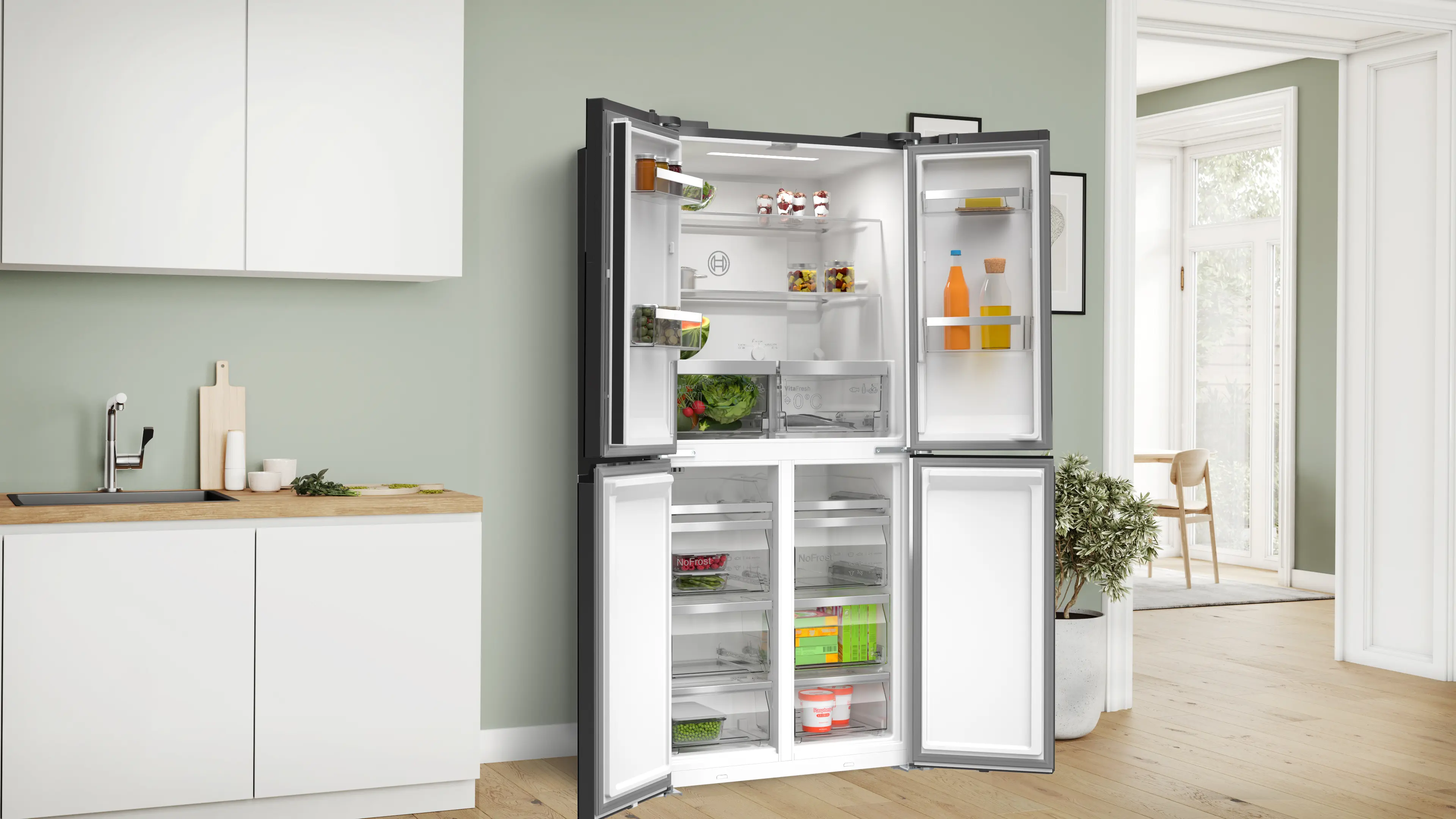 Bosch Serie 4 KMC85LBEA Cross Door – Bild 2